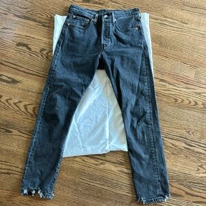 Levis 501 black jeans